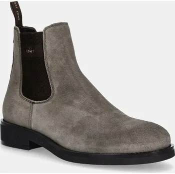 Pánská obuv Semišové kotníkové boty Gant Prepdale 31653106 šedá 90X, EUR 44