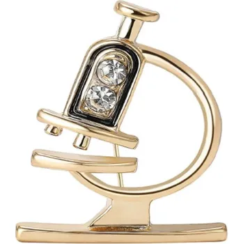 Brož Gaira Brož Microscope 3739, Barva zlatá