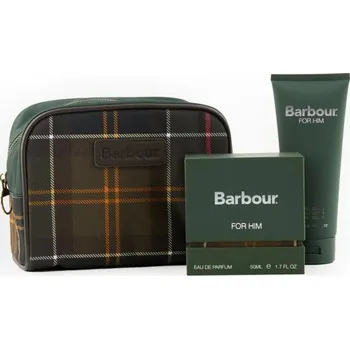 Kosmetická sada Barbour Heritage For Him parfém 50 ml + sprchový gel 200 ml + kosmetická taštička 1 ks