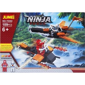 ostatní stavebnice STAVEBNICE NINJA 70302 - 109 DÍLKŮ HRAČKA PRO DĚTI