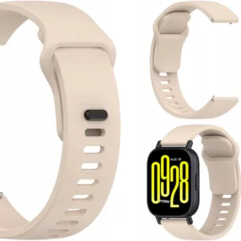 Řemínek na hodinky Řemínek Polax pro Xiaomi 22mm béžový