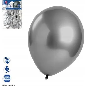 Balónek Ouda Party - Stříbrný metalický balónek 2.8g