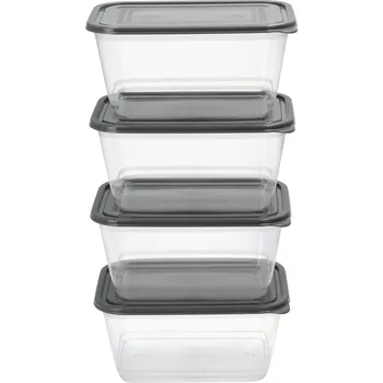 Dóza na potraviny SILVERCREST® Sada potravinových dóz XXL (4 x 2,5 litru)