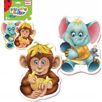 Puzzle pěnové edukativní Baby - Opice a Slůně pro děti