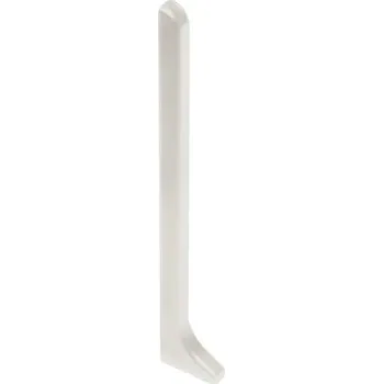 soklová lišta LEVÁ ZAKONČOVACÍ LIŠTA k Hliníkové Soklové Liště PCV 59mm STŘÍBRNÁ