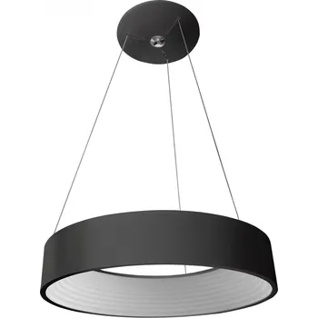 Italux 3936-832RP-BK-3 LED Mattia | 32W integrovaný LED zdroj | 1760lm | 3000K + Trio 983-3400 3x LED žárovka TROPFEN 1x4W | E14 | 470lm | 3000K