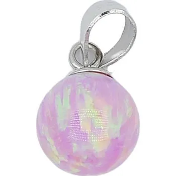 Přívěsek Stříbrný přívěsek opálová kulička