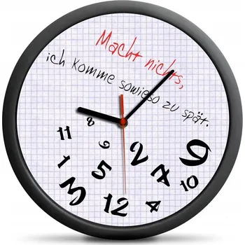 Hodiny Nástěnné hodiny Froster, vícebarevné, 31 cm