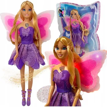 Panenka PANENKA VÍLA SE SVÍTÍCÍMI KŘÍDLY létající MOTÝLÍ KŘÍDLA SE SVĚTLEM