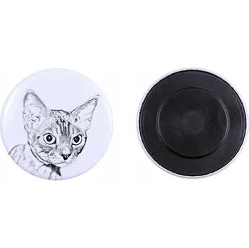 Obraz Devon Rex - kolekce jedinečných magnetů, vlastní fotografie, značka Art-Dog