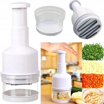 Kráječ zeleniny RUČNÍ SEKÁČ NA ZELENINY S NÁDOBOU - LISOVACÍ SEKÁČ