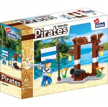 ostatní stavebnice Stavebnice 102 dílků Pirát alleBLOX