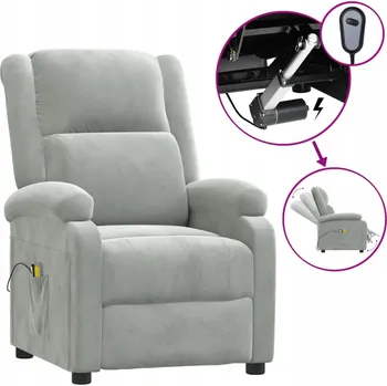 Křeslo Křeslo tradičního stylu VidaXL šedé