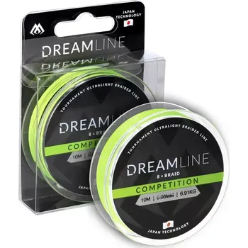 MIKADO - Dreamline Fluo Green PE8 10 m 0,10 mm/8,73 kg