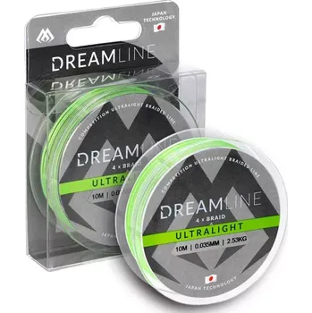 MIKADO - Dreamline UltraLight Fluo Green 10 m 0,035 mm/2,53 kg