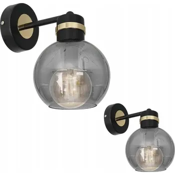 Nástěnné svítidlo Nástěnné svítidlo Milagro černé, žluté patice E27 60 W