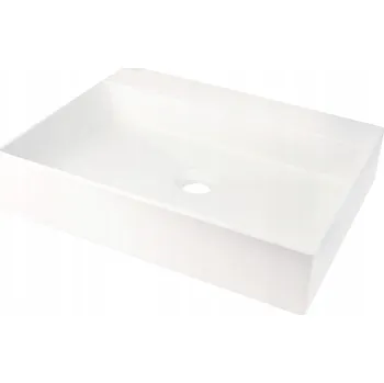 Umyvadlo na desku obdélníkové Deante Correo 50 cm bílé