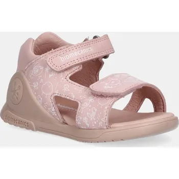 Dívčí sandály Dětské kožené sandály Biomecanics 252143 růžová 39X, EUR 23
