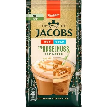Instantní nápoj Jacobs Hot+Cold Haselnuss Latte instantní káva 340 g