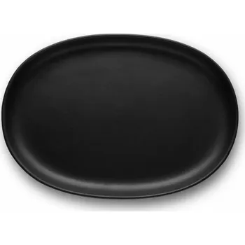 Stolování Jídelní talíř NORDIC KITCHEN 26 cm, ovál, černá, kamenina, Eva Solo