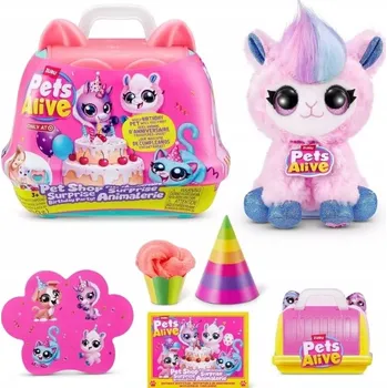 plyšák Zuru Pets Alive Pet Shop Narozeninové Překvapení 9562 mluvící plyšová hračka