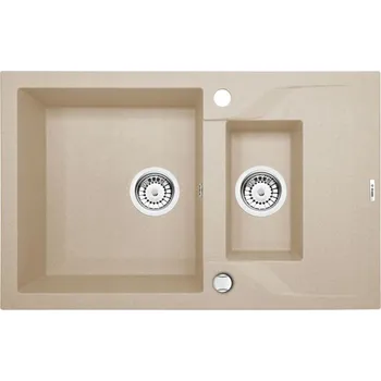 Granitový dřez Dřez jednopůlkomorový Deante Andante granit béžový