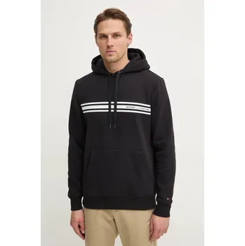 Pánská mikina Mikina Tommy Hilfiger MW0MW38332 černá 99X, vel. XL