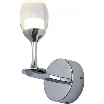 Nástěnné svítidlo Nástěnné svítidlo Milagro stříbrné s integrovaným LED zdrojem 5 W