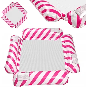 Vodní sport Matrace nafukovací plážová houpací síť vodní lehátko křeslo židle na plavání růžová