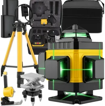 Bezpečnostní kamera Křížový laser ROHSEL LASEROWA POZIOMNICA 360 4D 16 LINII 3 GEN. 45 m