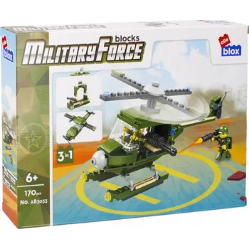 ostatní stavebnice Konstr Alleblox Military 170 dílů 32x22x5 Stavebnice