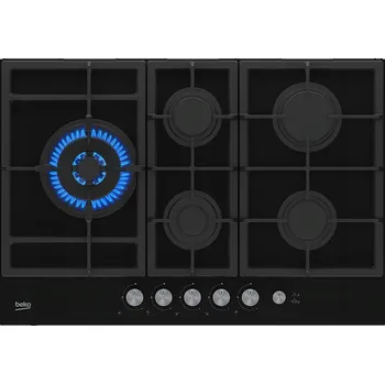 Varná deska Plynová varná deska Beko HILL 75235S, WOK hořák, 75 cm