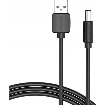 IP kamera Napájecí kabel USB 2.0 na DC 5.5mm Barrel Jack 5V Vention CEYBF 1m