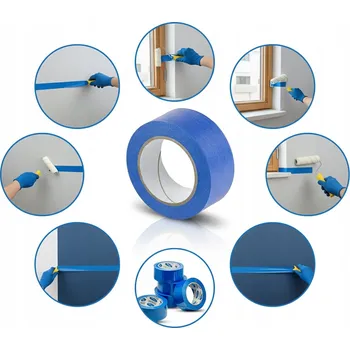 Lepicí páska MALÍŘSKÁ PÁSKA MODRÁ 38mm x 50m SILNÁ KRYCÍ PAPÍROVÁ OCHRANNÁ UV