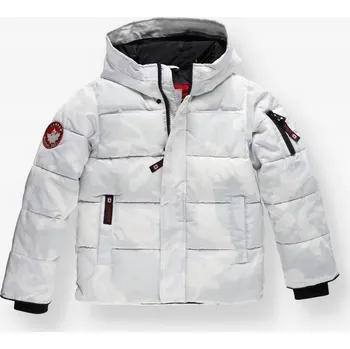 Chlapecká bunda Bunda maskáčový OBCW332AE-WHITE CAMO