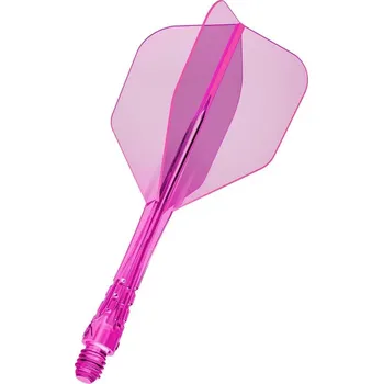 Šipka Mission Force 90 Vortex neon růžové integrované No6 letky a střední násadky na šipky