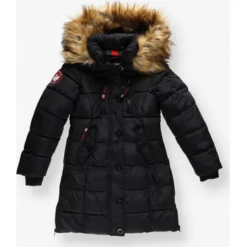 Chlapecká bunda ČERNÁ BUNDA S KAPUCÍ KAPUCÍ O3CW780AE-ČERNÁ