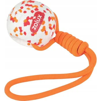 Hračka pro psa ZOLUX Odolný míček se šňůrou pro psa na přetahování ETPU