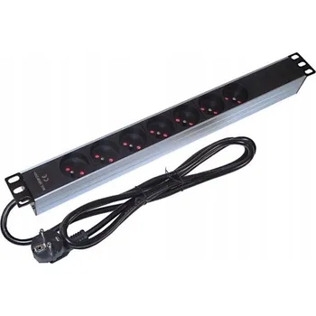 Napájecí kabel Prodlužovací Kabel Brennenstuhl 2 m 7 ks černá