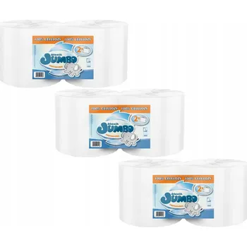 Utěrka Čisticí Utěrka papírový 2R SLON JUMBO PROFESSIONAL BÍLÝ 650 listů 2W - 6 rolí