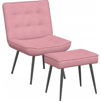 Obývací pokoj Tradiční křeslo VidaXL růžové