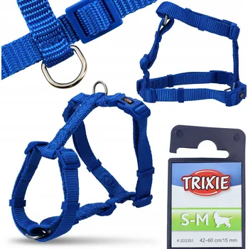 Postroj pro psa Trixie Postroj PREMIUM pro psa S-M Královská Světle Modrá