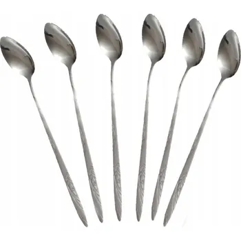 Příbor Lžička Lžičky na Kávu Latte Dezerty Dlouhá 6 Ks