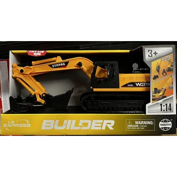 autíčko BAGR 1:14 SVĚTLO ZVUK VYMĚNITELNÉ NÁSTAVCE