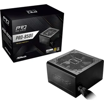 Počítačový zdroj ASROCK zdroj PRO-850G,850W, 80Plus Gold, 120 mm, ATX 3.1
