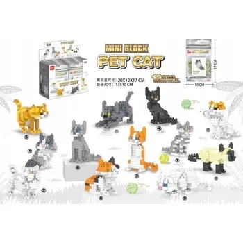 ostatní stavebnice Stavebnice kočky MIX /Merkpol