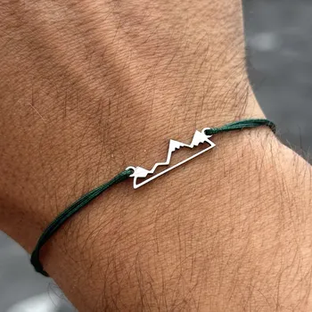 Náramek Provázkový náramek z oceli - HORY