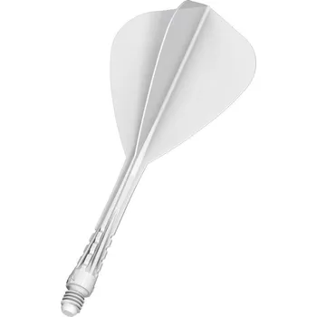 Šipka Mission Force 90 Vortex bílé integrované Kite letky a dlouhé násadky na šipky