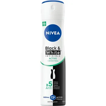 Nivea Black & White Invisible Fresh antiperspirant pro ženy ve spreji 150 ml