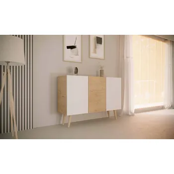 Komoda Elegantní komoda Artisan & Bílý dub, skandinávský styl – moderní design